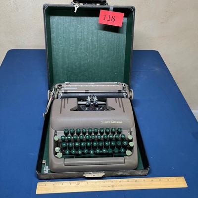 Smith Corona manual travel type writer