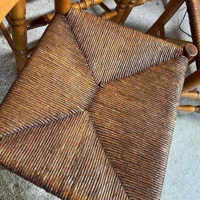 Antique Ladder back chairs