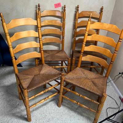 Antique Ladder back chairs