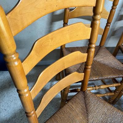 Antique Ladder back chairs