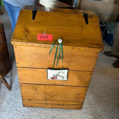 Antique primitive Potato bin