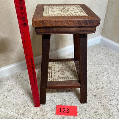 Small tile top table