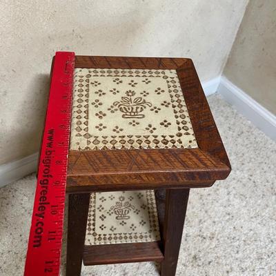 Small tile top table