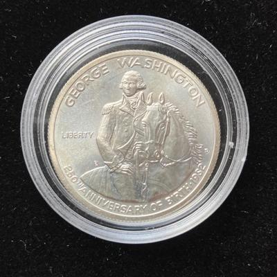 1982 D George Washington 250th Anniversary Half Dollar Coin
