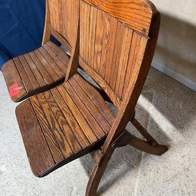 Antique fold up theatre seats