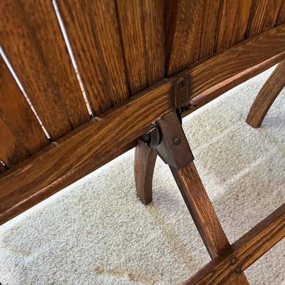 Antique fold up theatre seats