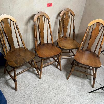 4 antique side chairs