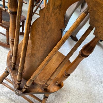 4 antique side chairs
