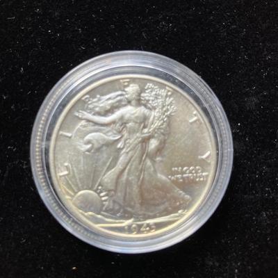 1943 Walking Liberty Half Dollar Silver Coin