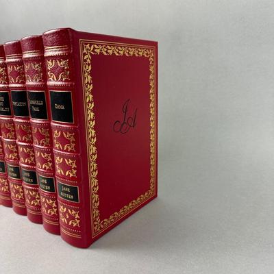 BB202 Set of Easton Press Leather Bound Jane Austen Collectors Edition 6 Volumes Books