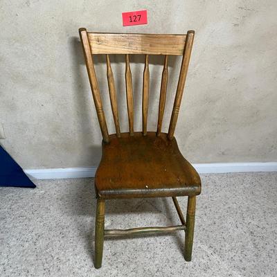 Pine side chair