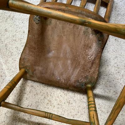 Pine side chair