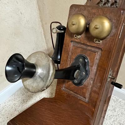 Oak Wall phone