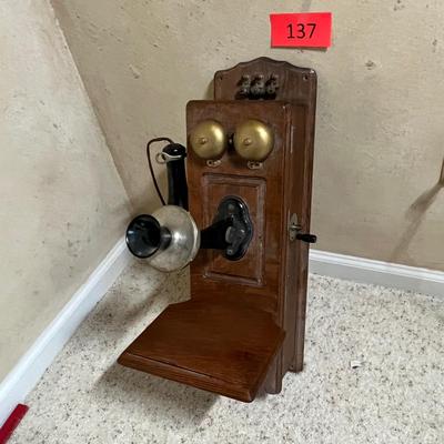 Oak Wall phone
