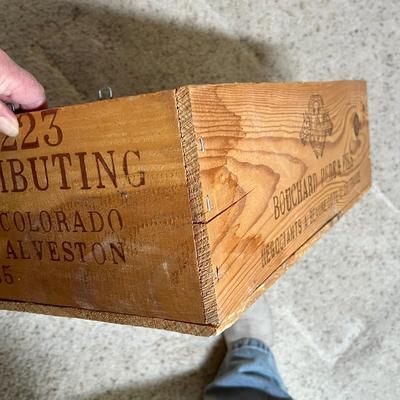 Antique crates