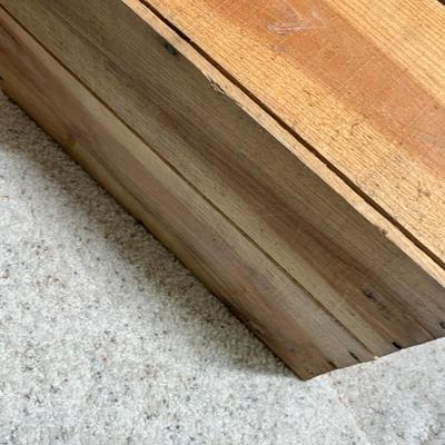 Antique liquor crates