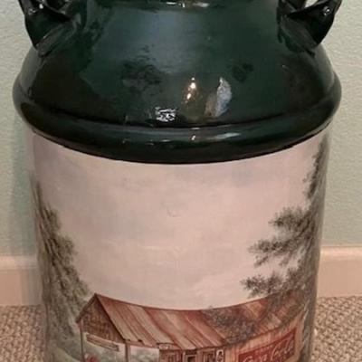 Decorative Milk Can "Mike's Garage"
