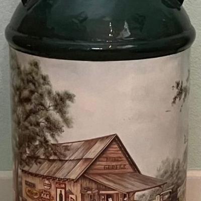 Decorative Milk Can "Mike's Garage"