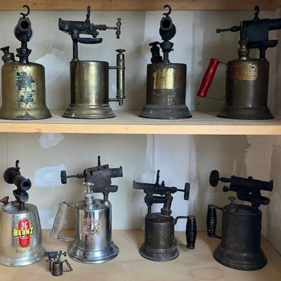 Lot Of 22 Vintage Blow Torches