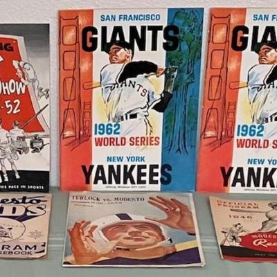 Six Vintage Sports Programs