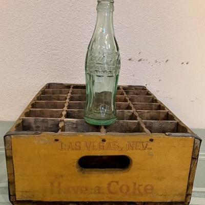 Vintage Wooden Coca Cola Box (Las Vegas)