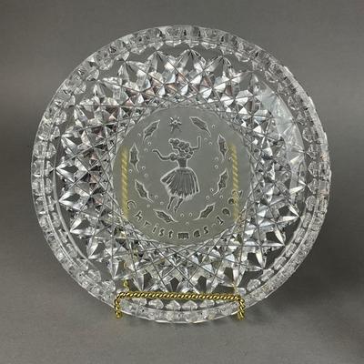 BB186 Waterford Crystal Christmas Plates 1992 & 1994