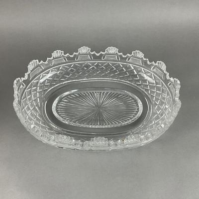 BB190 Waterford Crystal Master Cutter Kennedy Prestige Collection Oval Bowl