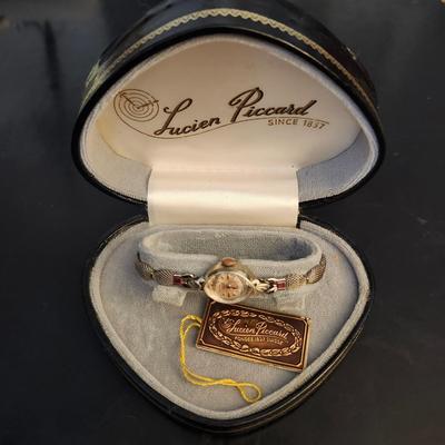 Lucien Piccard Ladies 14K Gold Watch