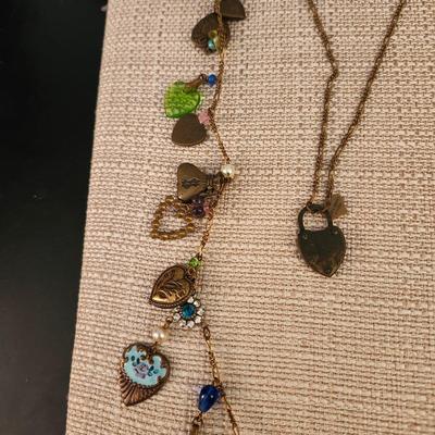 Vintage Glass Works Studio Charm Necklace