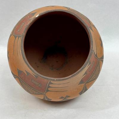 Vintage Native American Southwest Zia Pueblo Clay Jar