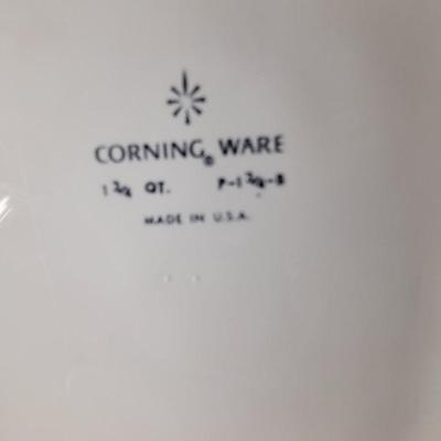 LOT OF CORNING WARE AND LIDS