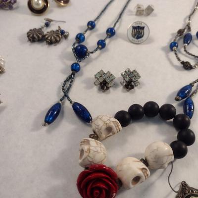Collection of Fashion Jewelry- Necklaces, Earrings, Bracelets (#23)