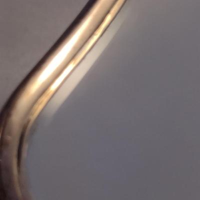 Vintage Sterling Silver and Guilloche Enamel Brush and Beveled Mirror Vanity Set- Four Pieces