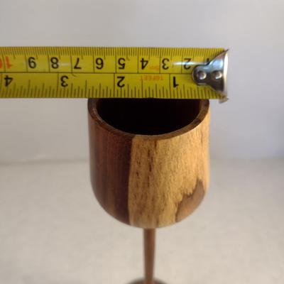 Hand Crafted Turned Wood English Laburnum Goblet
