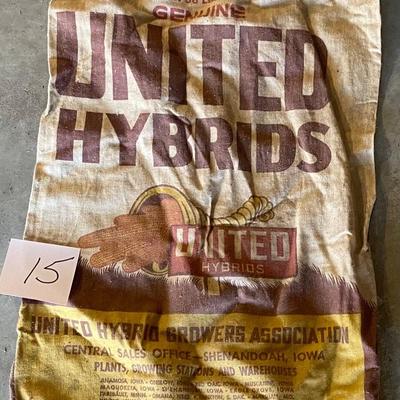 Vintage Cloth Seed Bag