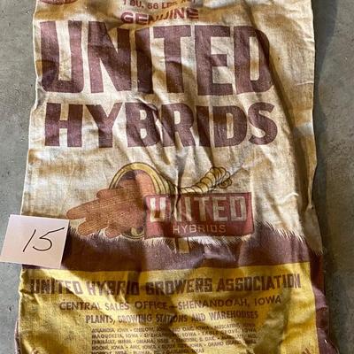 Vintage Cloth Seed Bag