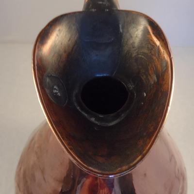 Large Copper Pitcher- One Gallon Capacity