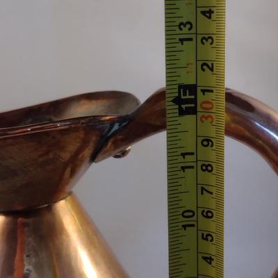 Large Copper Pitcher- One Gallon Capacity