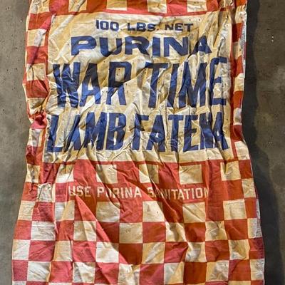 Vintage Cloth Purina Bag