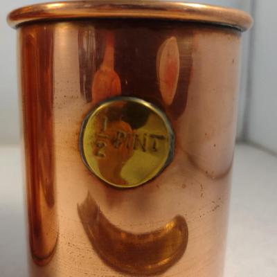 Set of Four Vintage Graduated Size Copper Dippers