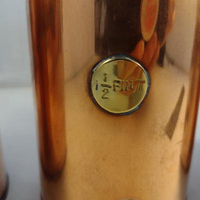 Set of Four Vintage Graduated Size Copper Dippers