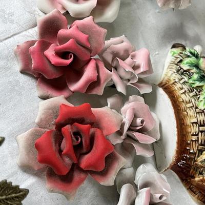 Capodimonte ceramic Florals