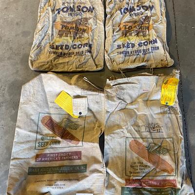Vintage Cloth Seed Bags
