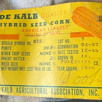 Vintage Cloth Seed Bags