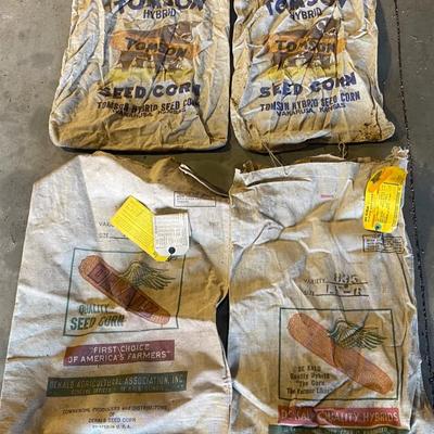 Vintage Cloth Seed Bags