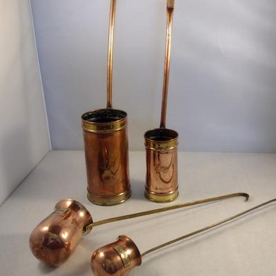 Collection of VintageCopper Alcohol Dippers