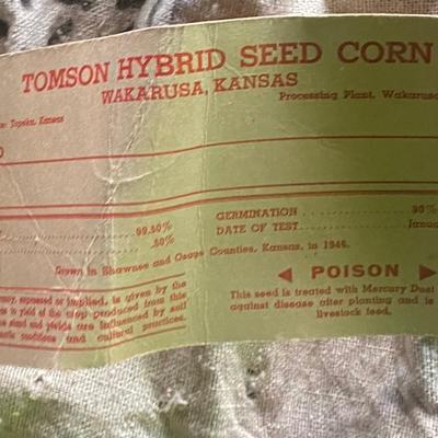 Vintage Cloth Thomson Seed Bages