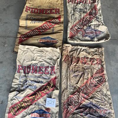 Vintage Paper and Cloth Pioneer Seed Bags