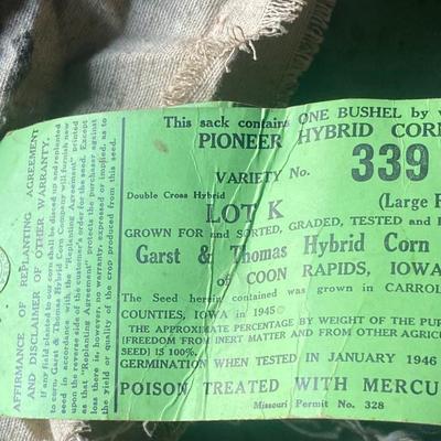 Vintage Paper and Cloth Pioneer Seed Bags
