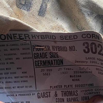 Vintage Cloth Pioneer Seed Bags